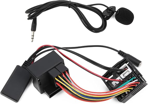 Microphone Adapter for RCD 310, ABS Material, Reliable Data Transmission, PlugandPlay Setup, Music Streaming for Audiophiles and Car Enthusiasts