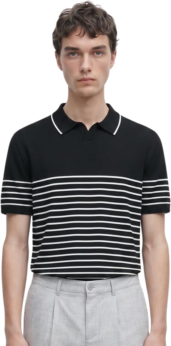 Anthony Jackson Premium Erkek Triko Polo Tişört Emiliano