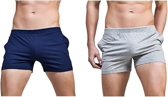 sandbank Men's Pocket Running Workout Gym Active Shorts Lounge Sleep Bottoms