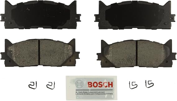 BOSCH BE1293 Blue Ceramic Disc Brake Pad Set - Compatible With Select Lexus ES300h, ES350; Toyota Avalon, Camry; FRONT