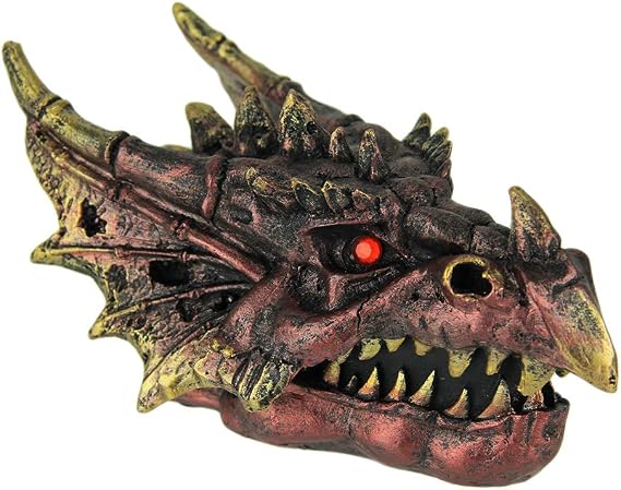 Everspring Red Fire Eyed Dragon Head Trinket Box