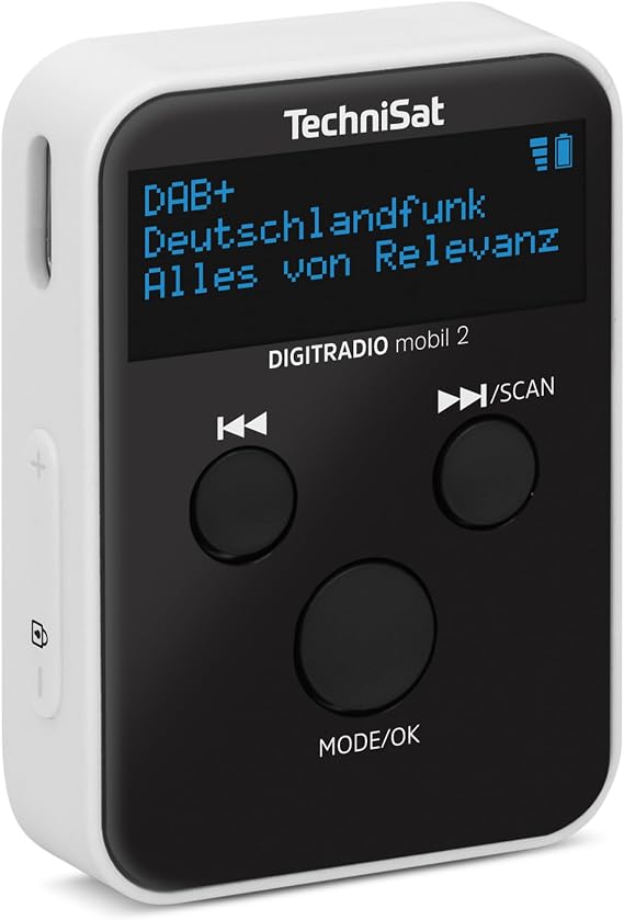 TechniSat DIGITRADIO mobil 2 - Portable DAB+/FM Mini Radio