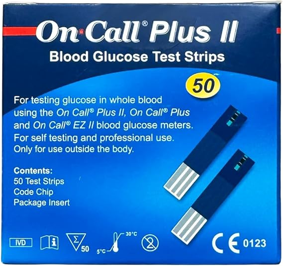 On Call® Plus Blood Glucose Test Strips
