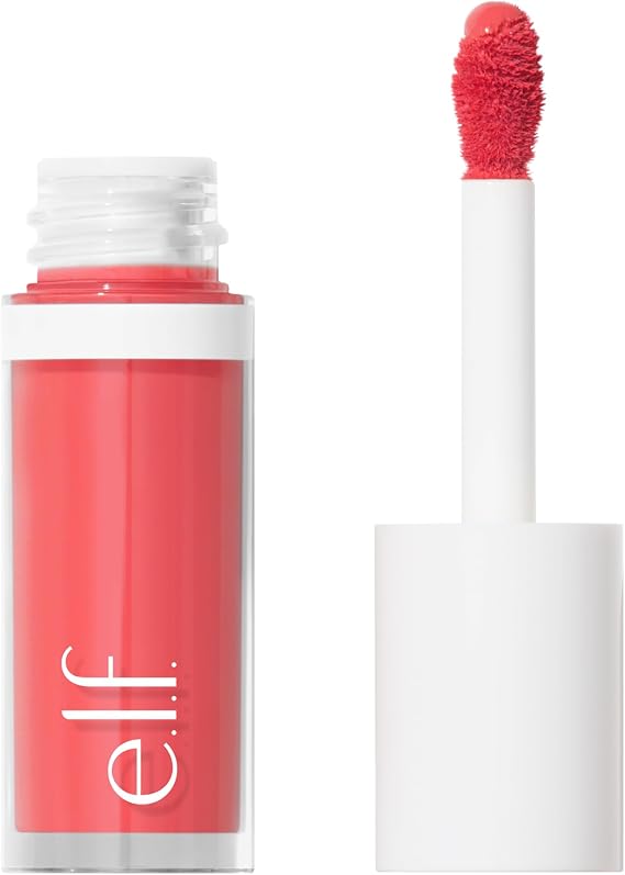 e.l.f. Camo Liquid Blush, Long-Lasting Liquid Blush For High-Pigment Colour, Creates A Soft, Dewy Finish, Vegan & Cruelty-Free, Pinky Promise