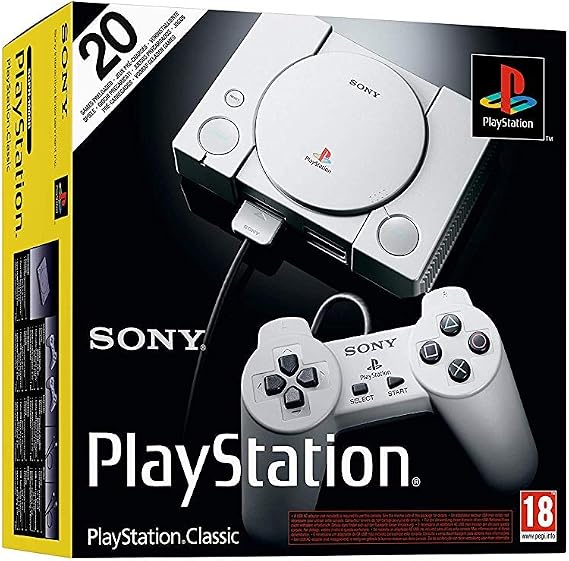 PlayStationクラシックコンソール 20種類のクラシックプレイステーションゲーム プレインストールホリデーバンドル ファイナルファンタジーVII グランド盗難オート 住宅用ディレクターカットなど