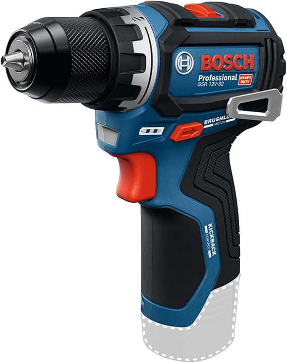 Bosch Professional Cordless Drill Driver GSR 12V-32 (Carton Box)