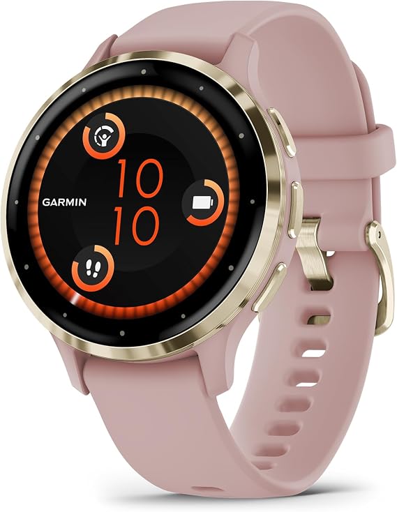 Garmin Venu 3S, Premium Fitness Smartwatch, 41mm, Dust Rose