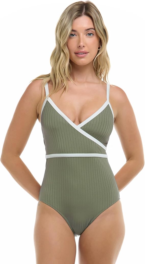 Skye Women's Roma V-Neck One Piece Swimsuit