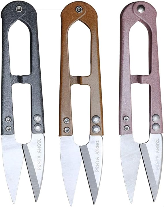 Penta Angel 4.1inch Sewing Scissors Yarn Thread Scissors Mini Small Snips Trimming Nipper - Great for Stitch,DIY Supplies (3PCS, Multicolor)