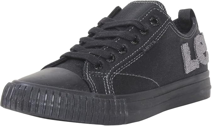 Levi's Anika Logo Black Mono/Charcoal 7.5 B (M)