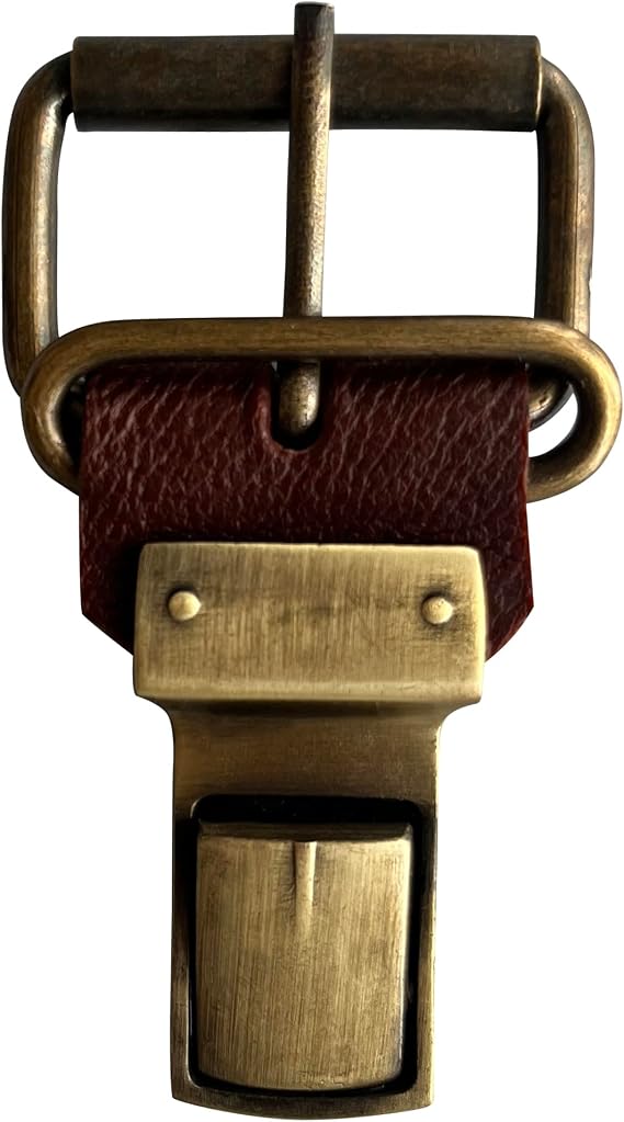 RUSTIC TOWN Leather Bag Replacement Push Clip Clasp Lock - Quick Release Metal Fasteners Buckles for Satchel & Messenger