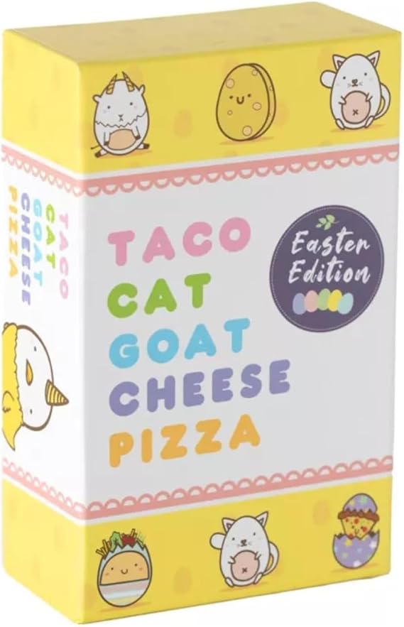 Taco Cat Goat Cheese Pizza Easter Edition Card Game by Taco Cat Games