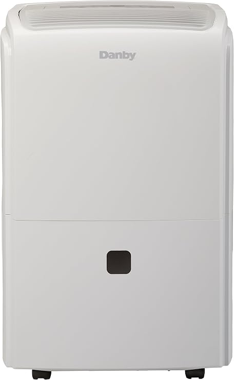 Danby 70 Pint Pump Dehumidifier, Large, White