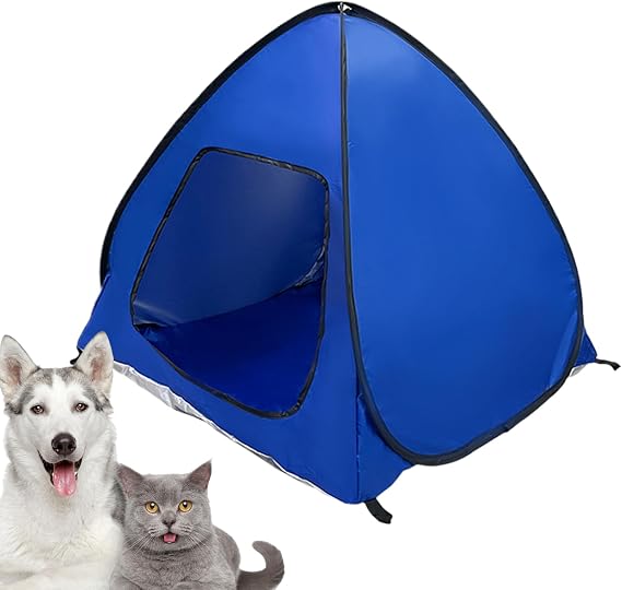 Dog Camping Tent Pet Supplies Cat Dog | Sunproof Pet Shelter House Portable Portable Foldable Ventilated for Outside Camping Picnicking Garden Lawn Outings Travel