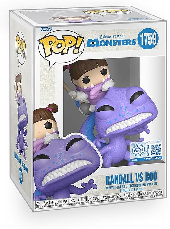 Epic Collectibles Pop Monsters Inc.-ランドールvsブービニールフィギュア