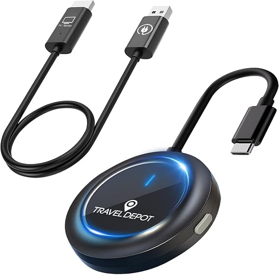 Travel Depot Wireless HDMI Transmitter and Receiver, 1080P 60Hz HD Streaming Media Video/Audio/File HDMI Wireless Extender Kit for Laptop, Camera, Phone to Monitor, ScreenCast Projector