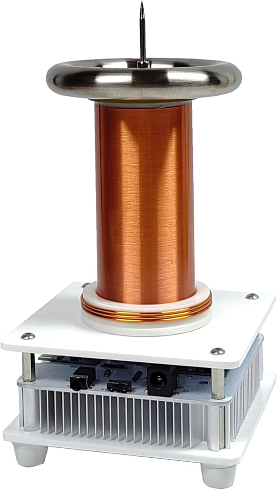 Joytech Music Tesla Coil Arc Plasma Loudspeaker Wireless Transmission Experiment Desktop Toy Model SSTC SS17