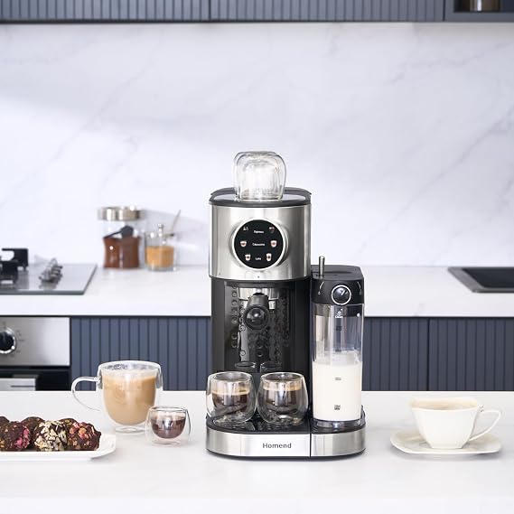 Homend Coffeebreak 5015H Süt Köpürtücülü Manuel Espresso Makinesi