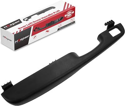 Rear Left Door Armrest Panel fits for 1999-2006 Chevrolet Suburban Tahoe Avalanche & GMC Yukon Sierra & Cadillac Escalade Door Handle Pull Replaces#15152061 - Black