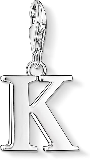 Thomas Sabo Letter K Charm, Sterling Silver