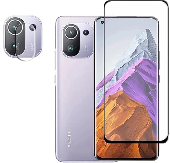 TingYR for Xiaomi Redmi K60E Screen Protector Film (2 Pack) + Xiaomi Redmi K60E Camera Lens Protector (2 Pack), 9H Hardness, HD,Anti-Scratch.