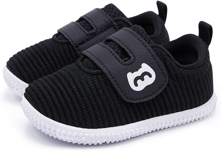 BMCiTYBM Baby Walking Shoes Infant Boy Girl First Walkers Toddler Sneakers | Tennis Barefoot Shoes Breathable Lightweight Non-Slip Comfortable Stylih Casual Outdoor Indoor