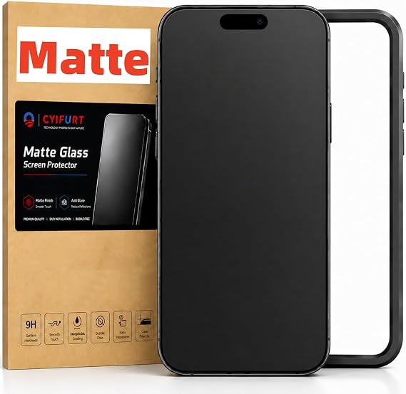 つや消しスクリーンプロテクター iPhone Pro Max 2026用 2枚パック