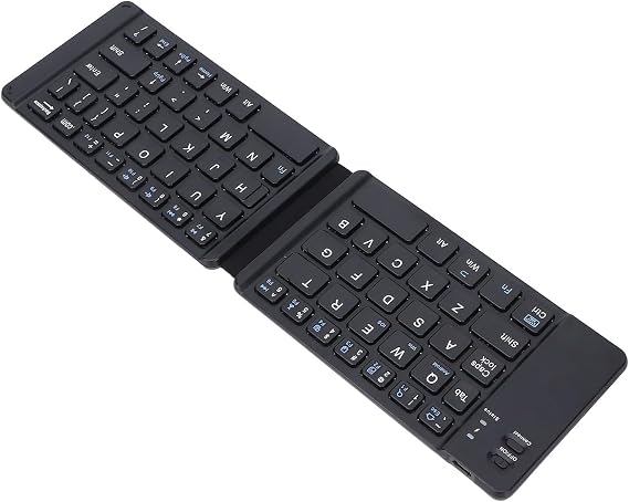 Katlanabilir Bluetooth Klavye, Telefon Tablet ve PC Uyumlu Taşınabilir Kablosuz Mini Klavye