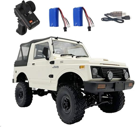 Remote Control Car, WPL C74-1 Full-Proportional 4WD 2.4GHz RC Off-Road Crawler, RC Crawler Car Toy and Gift for Adults