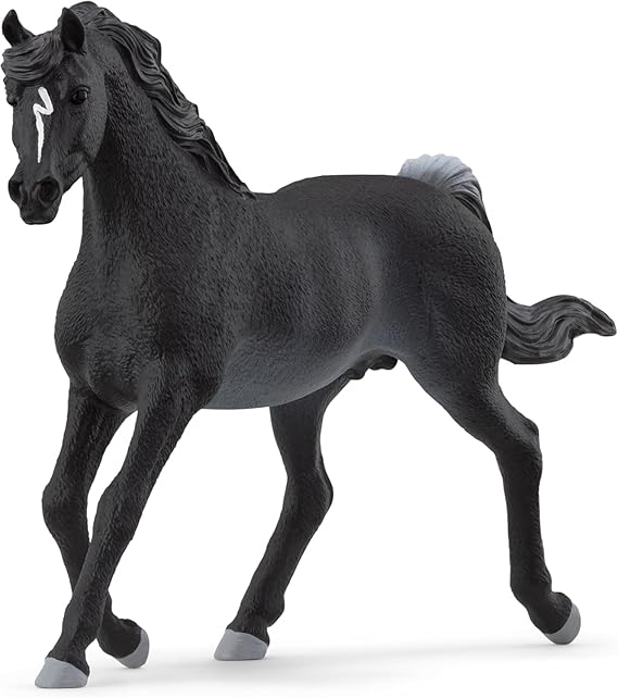 Schleich Horse Club - Rabicano Arabian Stallion Figurine - Pony Figures for Girls and Boys - Toys for Kids Ages 5+