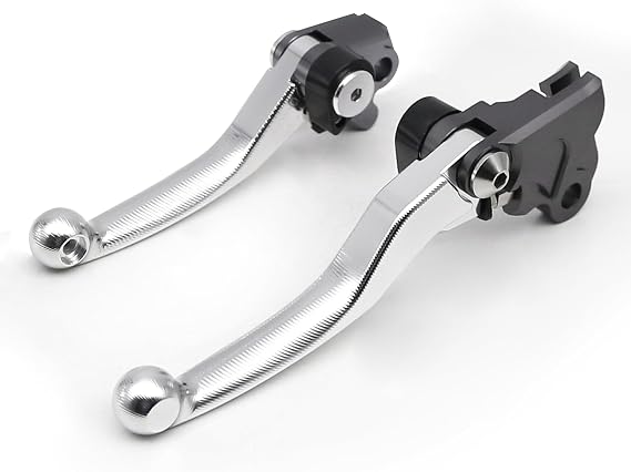 for KX450 KX450X KX450SR 2024 2025 2026, KX250 KX250X KX 250 450 2024 2025 2026 CNC Clutch Brake Pivot Levers Dirt Bike 3D Silver