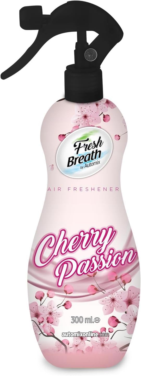 Automix Cherry Passion Air Freshener 300 Ml | Tatlı Kiraz Kokulu Uzun Süre Kalıcı Oto Kokusu