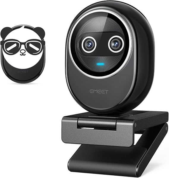 EMEET Piko+ (Piko Plus), Worlds 1st Dual-Camera AI-Powered 4K Webcam