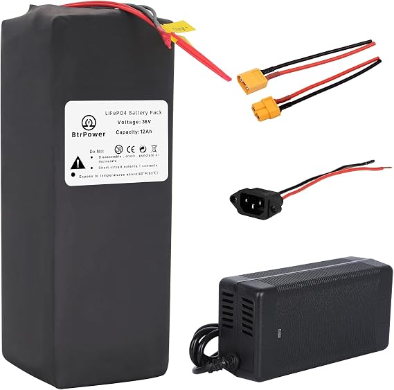 36V 12Ah 15Ah 18Ah 20Ah 25Ah LiFePO4 Lithium B-attery