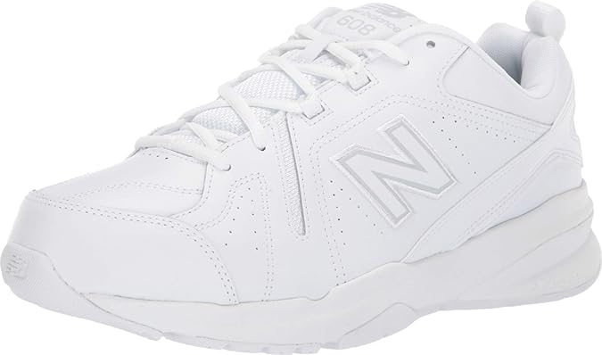 New Balance Men's 608 V5 Casual Comfort Cross Trainer US Size: 12 Color: White