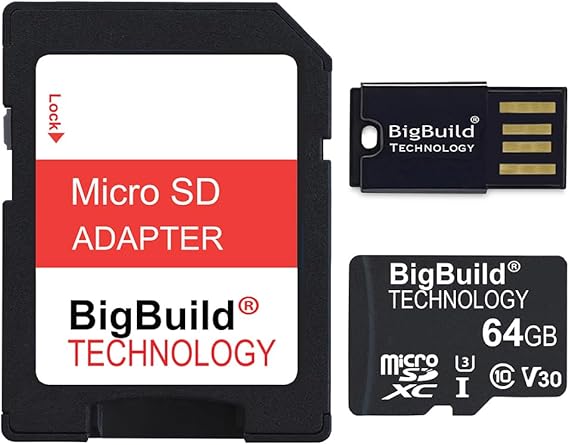 64GB Ultra Fast 100MB/s U3 microSDXC Memory Card for Samsung Galaxy A30/A30s, A31/A32, A40/A41, A42 Cell Phone