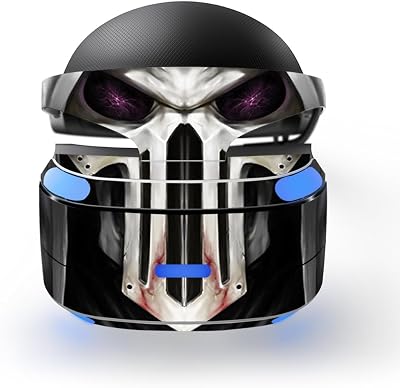 Protective Vinyl Skin Sticker Decal Warp Compatible with Sony PlayStation VR Skull