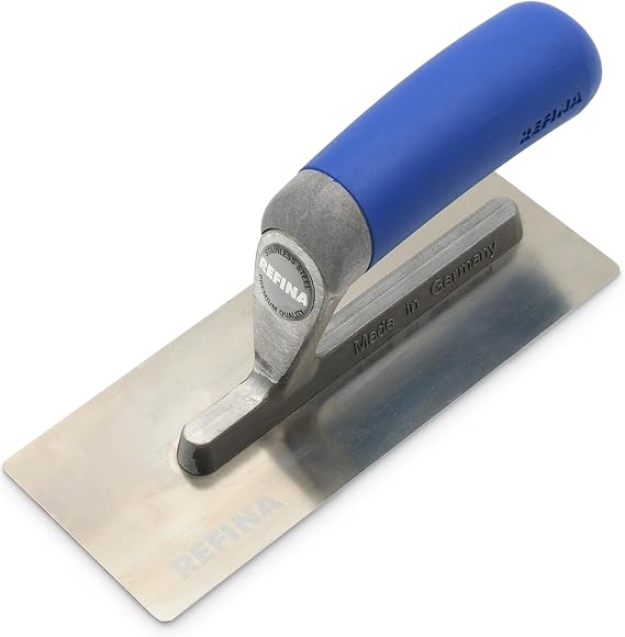 Refina FINATEX 8" Flexible WIDE Midget Plastering Trowel Mini Trowel for Precise Plastering