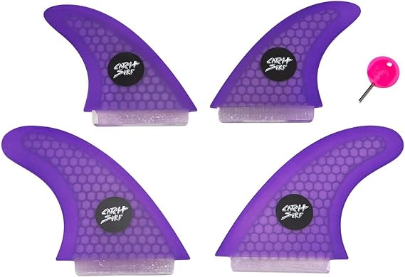 Catch Surf Ultra Hi-Perf Honyecomb Quad Surfboard Fin Set