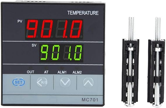 MC701 Temperature Controller Digital PID Temperature Controller Type K PT100 Sensor Input Relay SSR Output