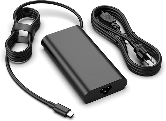 100W USB-C Charger Compatible with HP Spectre Fold 17/Envy x360 17t 16t 17 16-aa0047nr 17t-cw100 16-ad0097nr 16t-ac000 TPN-LA31 N57041-001 Tyce-C Charger Power Adapter
