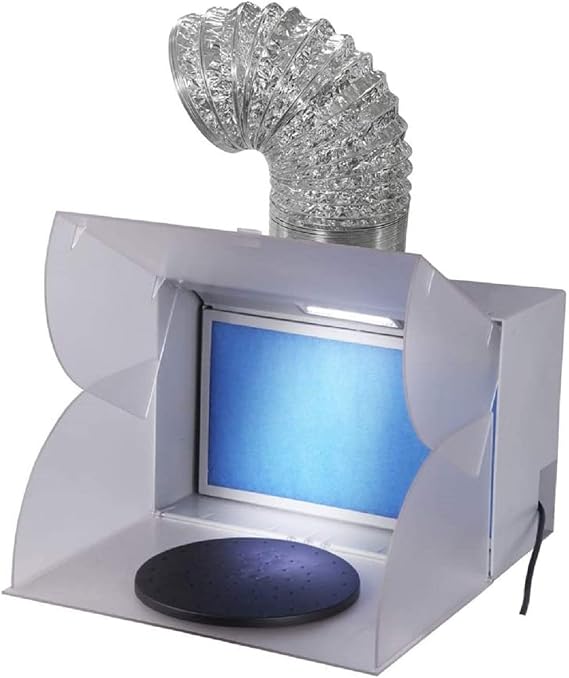 Portable Airbrush Spray Booth with Suction Box by Fengda