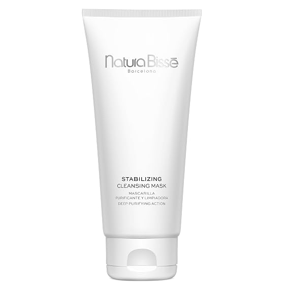 Natura Bisse Stabilizing Cleansing Mask, Purifying Deep Cleansing Mask, Cleanses, Purifies & Mattifies, For Normal, oily & acne-prone Skin, 7 Oz