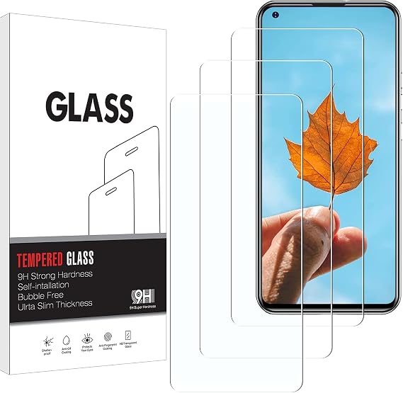 [3 Pack Screen Protector for DOOGEE N30, Easy to Install, HD Anti-Scratch Anti-Fingerprint No-Bubble Tempered Glass Screen Protector, Compatible with DOOGEE N30