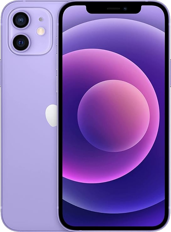 OEM Rear Back Glass Replacement Compatible with iPhone 12 6.1 inches All Carriers with Pre-Installed Adhesive and Repairing iPhone 12 Tool Kits (Purple)