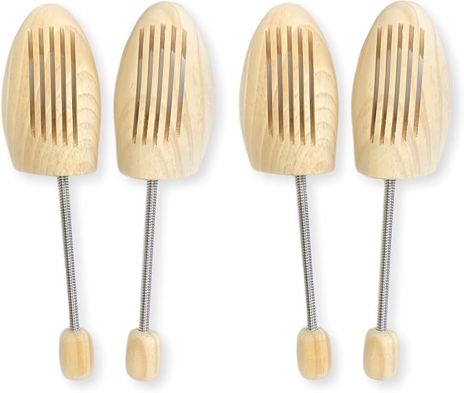 Cedar Elements Shoe Trees for Woman Solid Wooden Pine Shoe Stretcher Shoe Shaper (2 Pack)