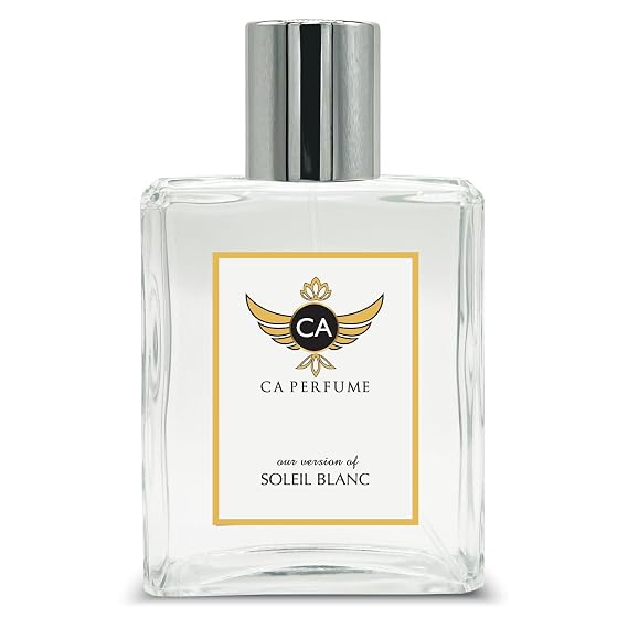 CA Perfume Impression of Soleil Blanc For Unisex Amber Floral Fragrance Long Lasting Perfume Eau De Parfum 3.4 Fl Oz 100ml