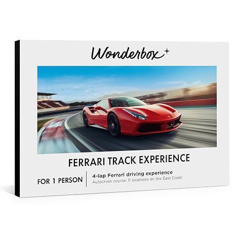 Wonderbox - Experience Gift - Exotic Car Driving Experience 4 lap driving