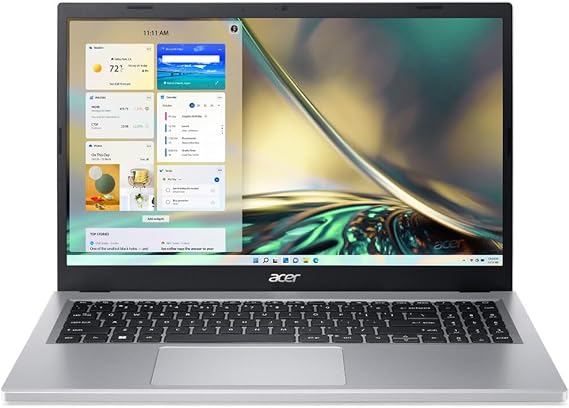 Acer Aspire 3 15 Laptop, 15.6" FHD IPS Touchscreen, AMD Ryzen 5 7520U 4-Core, AMD Radeon Graphics, 16GB LPDDR5 512GB SSD, Wi-Fi 6, 720p HD Camera, Win10 Home