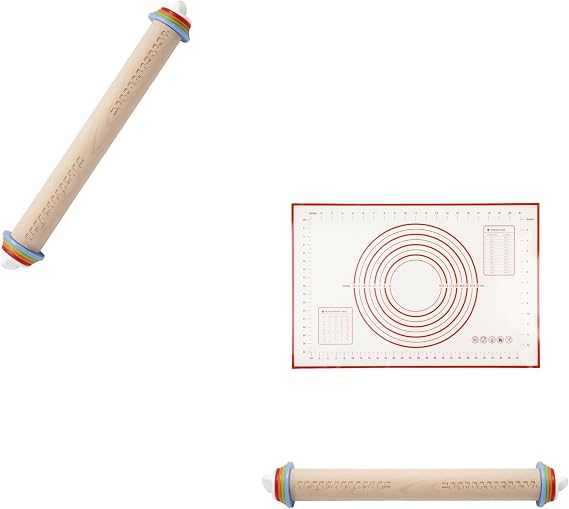 Wooden Rolling Pin Set 1